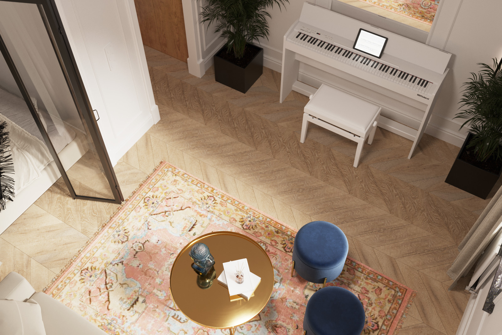 Проект интерьера квартиры "DANSE"