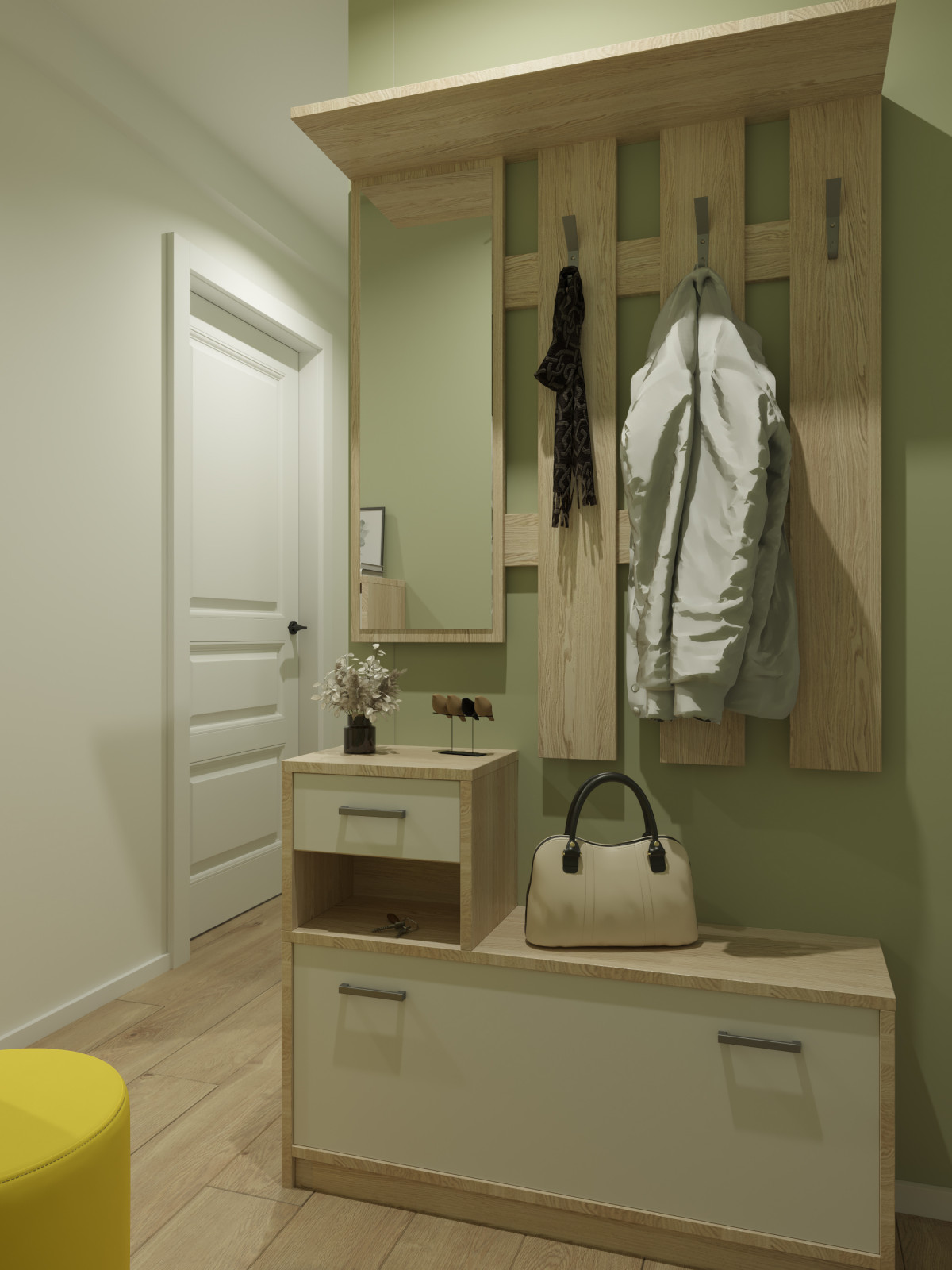 Визуализация бюджетной квартиры (45 м кв) на продажу в г. Санкт-Петербург