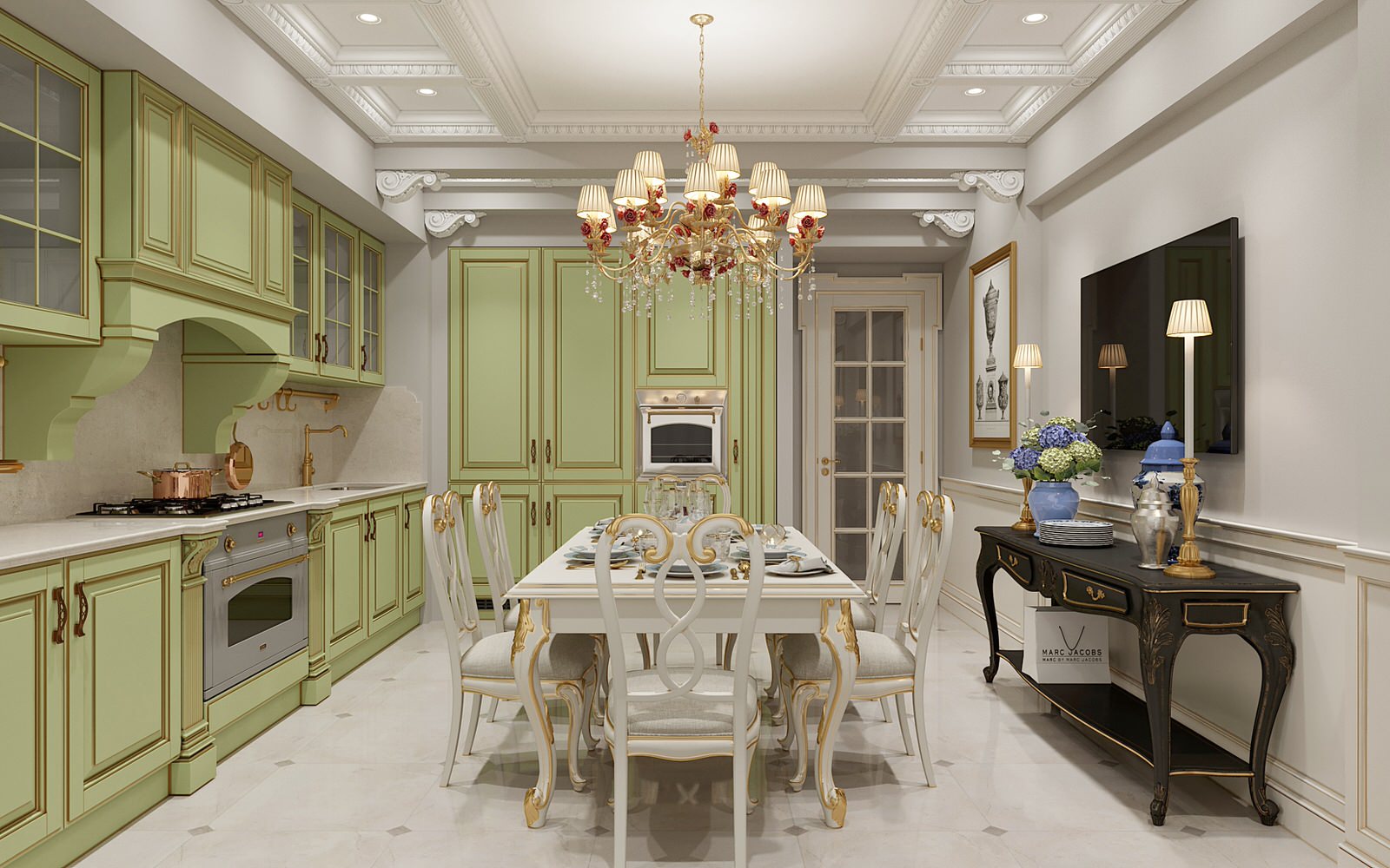 Квартира в классическом стиле