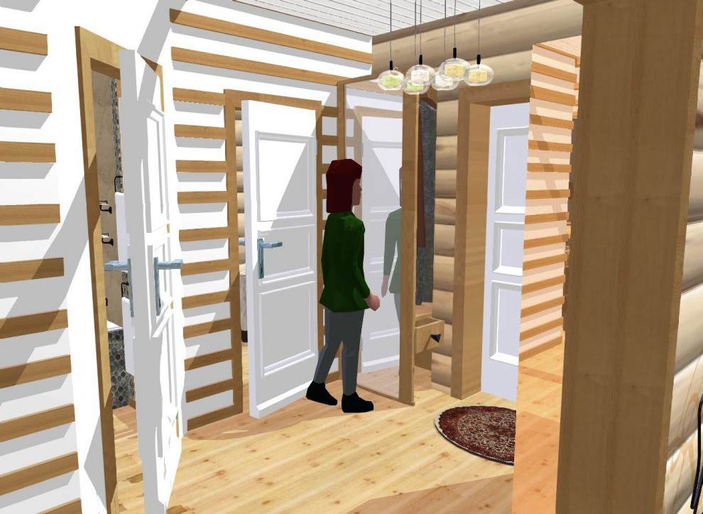 Дом из рубленного бревна