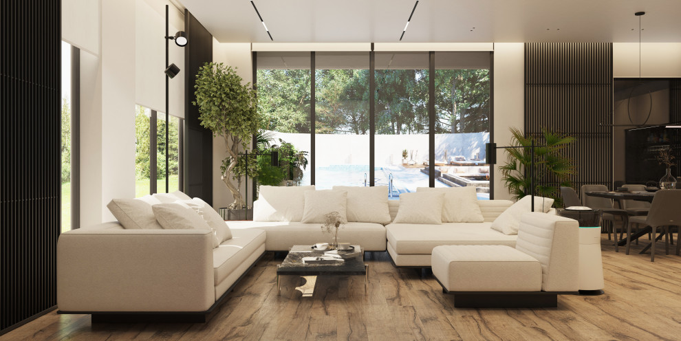 Обложка проекта: 1-й этаж загородного дома