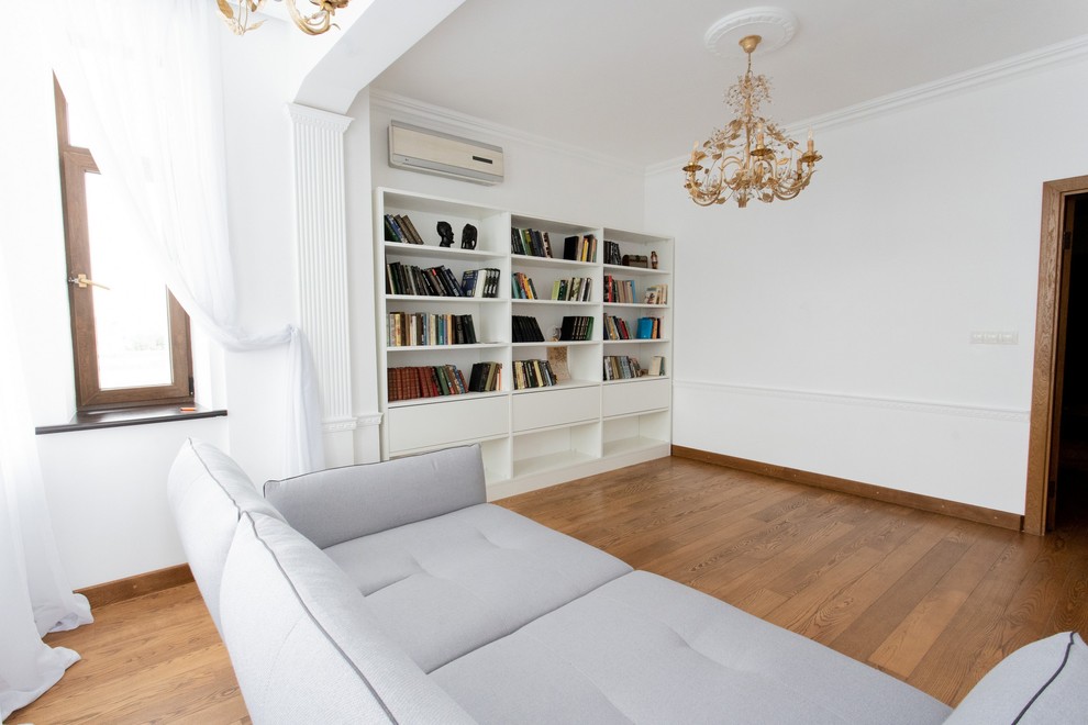 Стеллаж raumplus белый платиновый