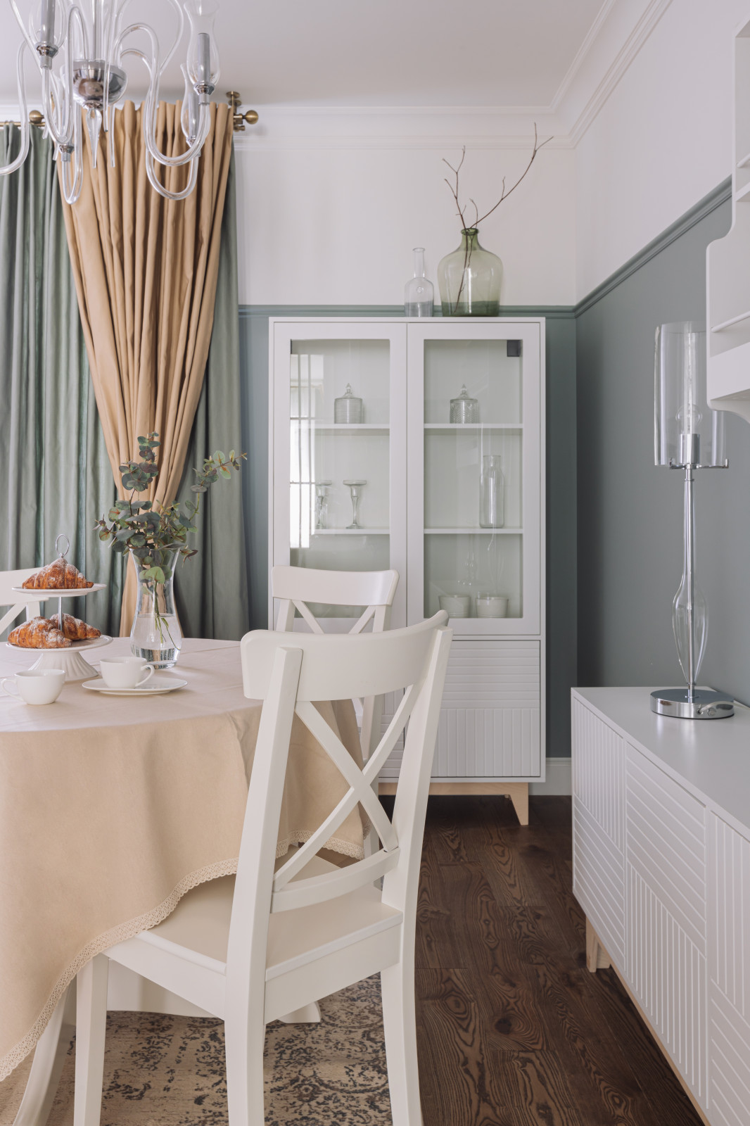 Трехкомнатная квартира в традиционном стиле