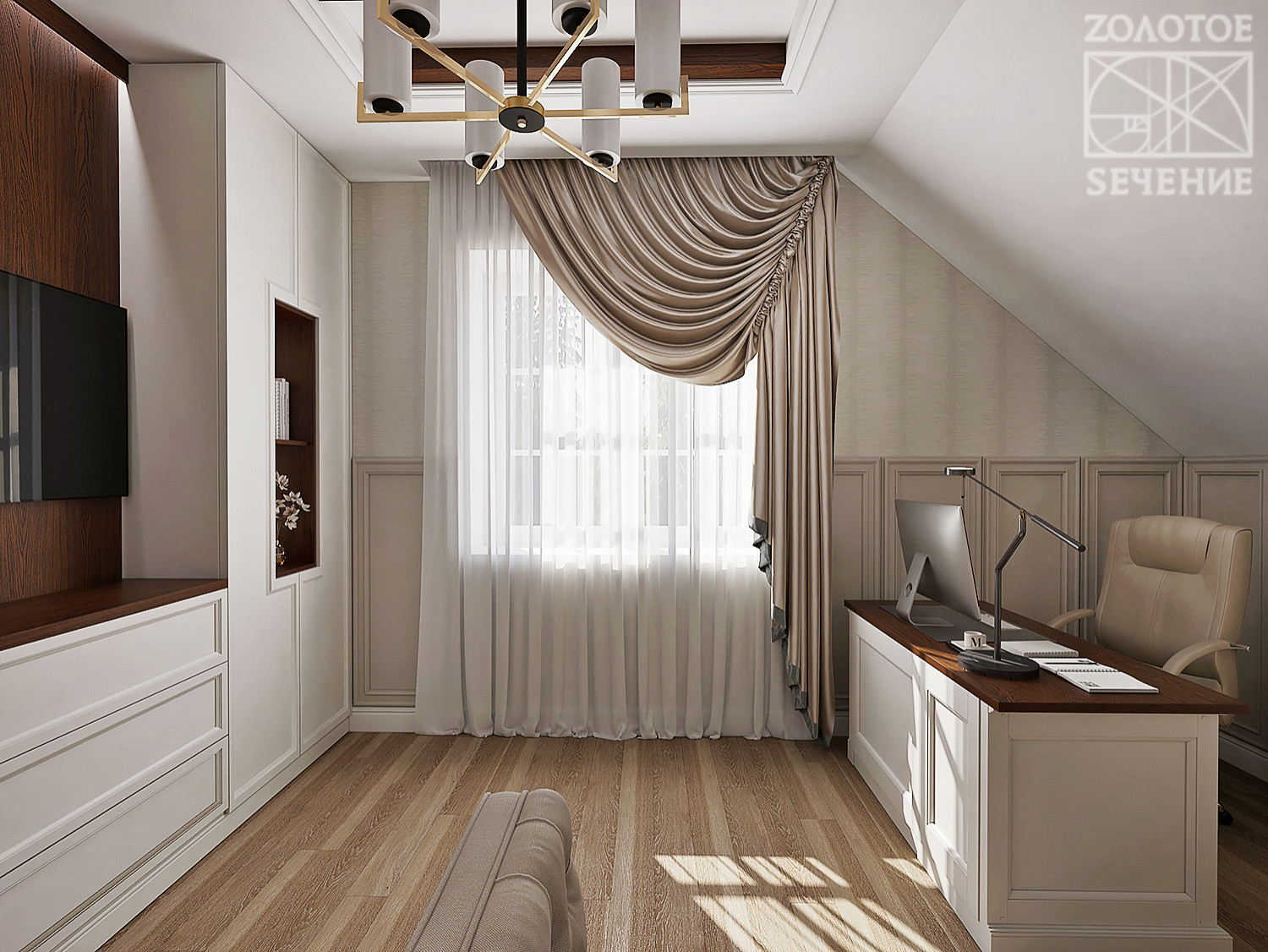 Изысканная нежность загородного дома