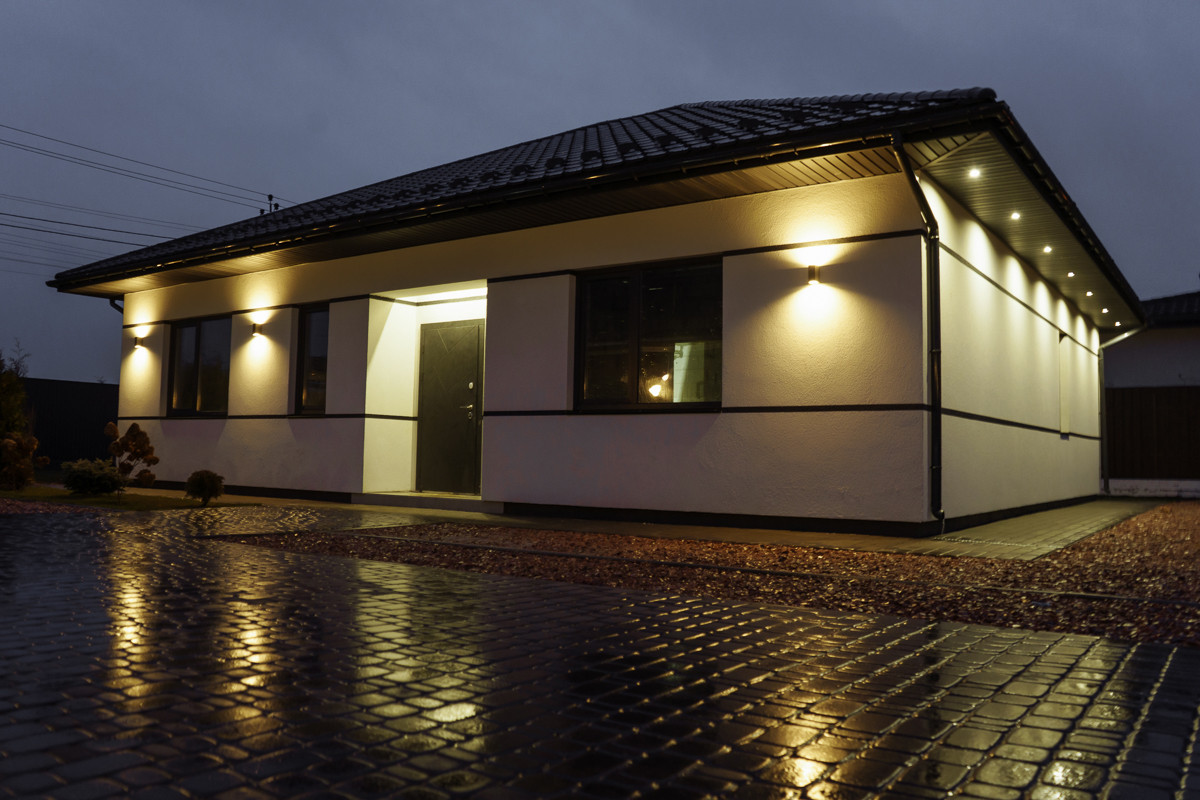 Build project. Cottege complex