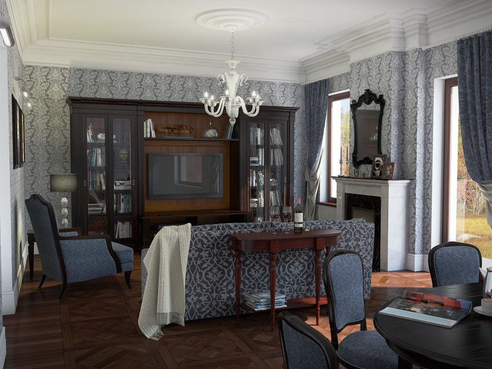 Обложка проекта: Гостиная в таунхаусе