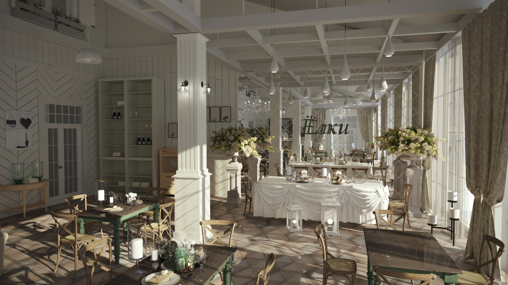 Ёлки интерьеры ресторана