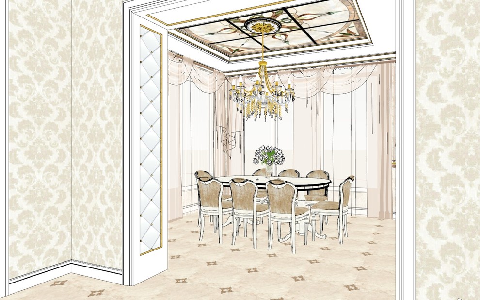 Эскизный дизайн-проект частного жилого дома