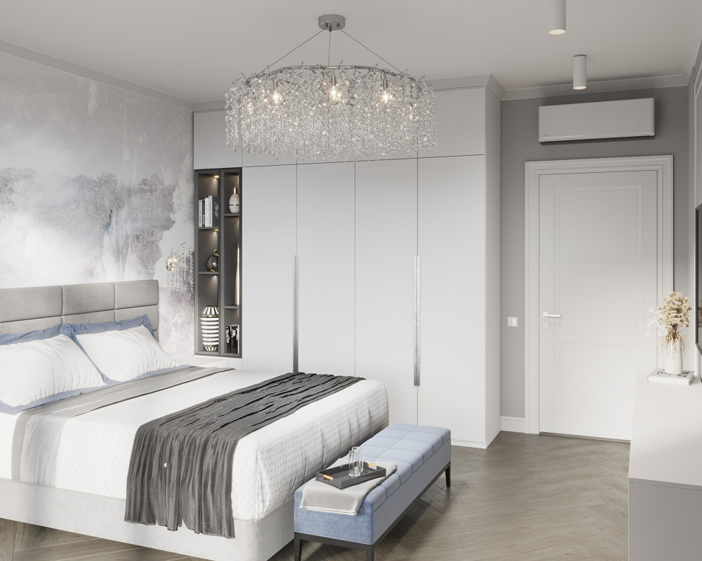 Одноэтажный дом в неоклассике