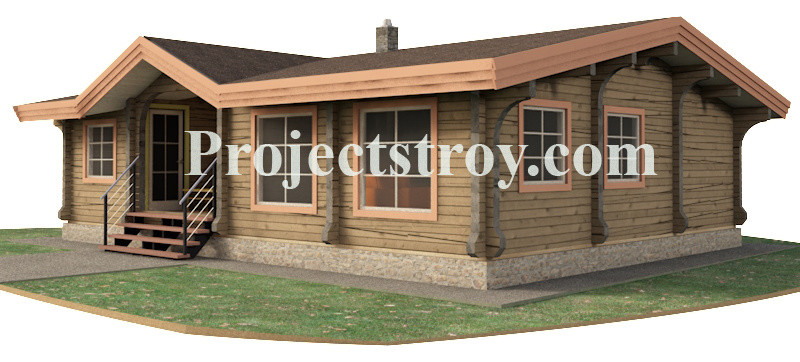 Проект турецкой сауны с хамамом из бруса