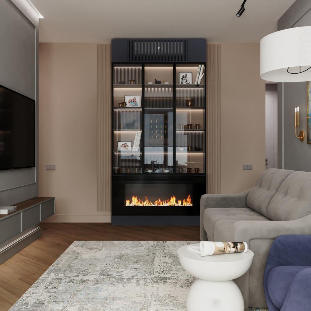 Кухня-гостиная в  ЖК "Filicity"