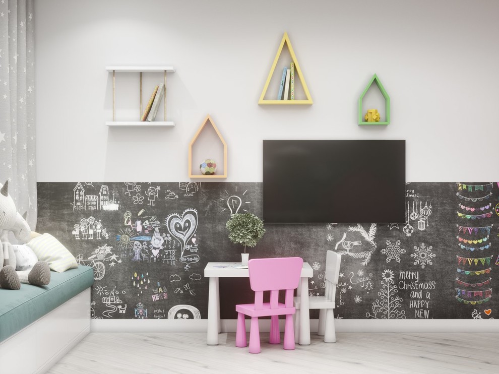 Дизайн 3к.кв. (120 кв.м) в стиле арт-деко в ЖК Клубный дом на Сретенке