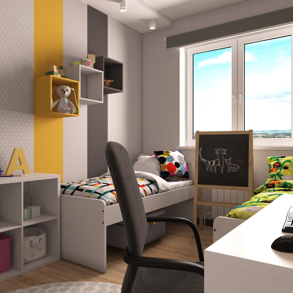 Дизайн детской для мальчика и девочки