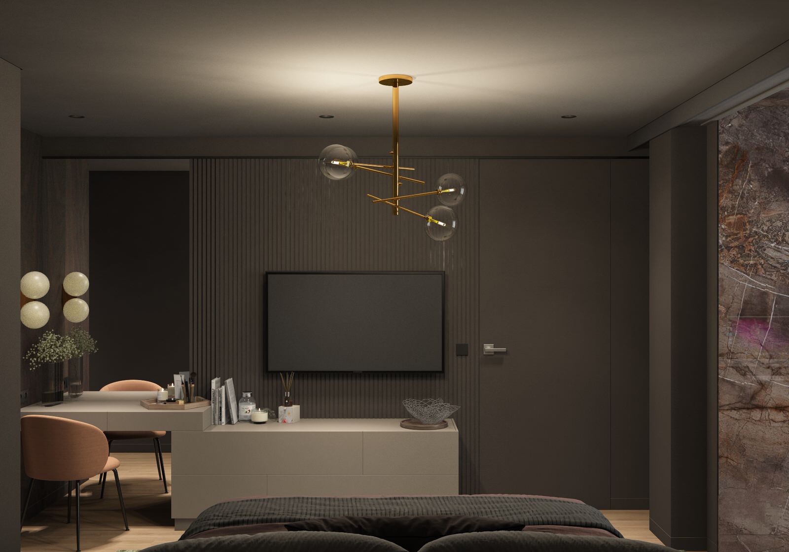 Современный хай тек. Пентхаус в Городе К.