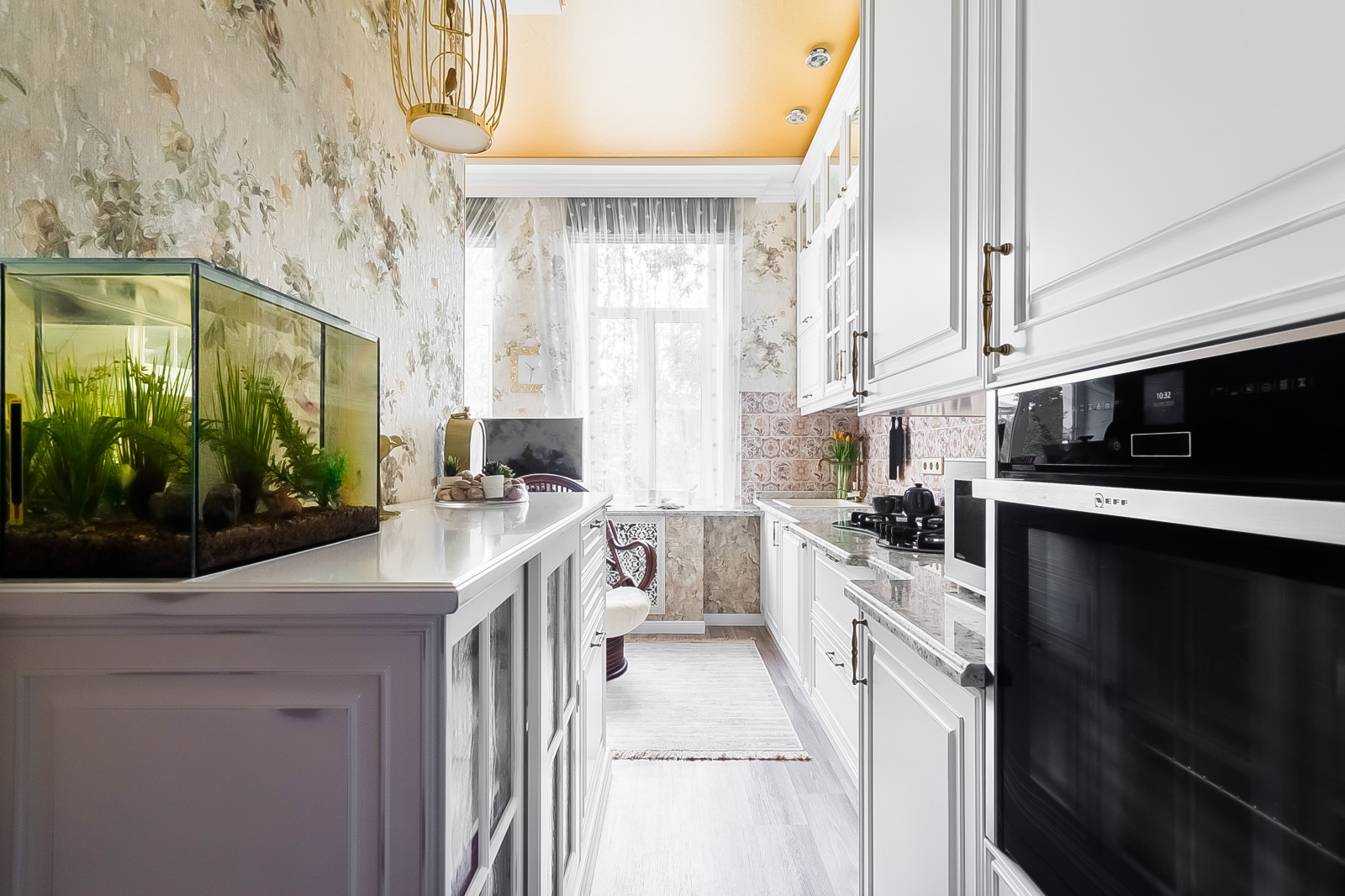 Маленькая кухня в классическом стиле