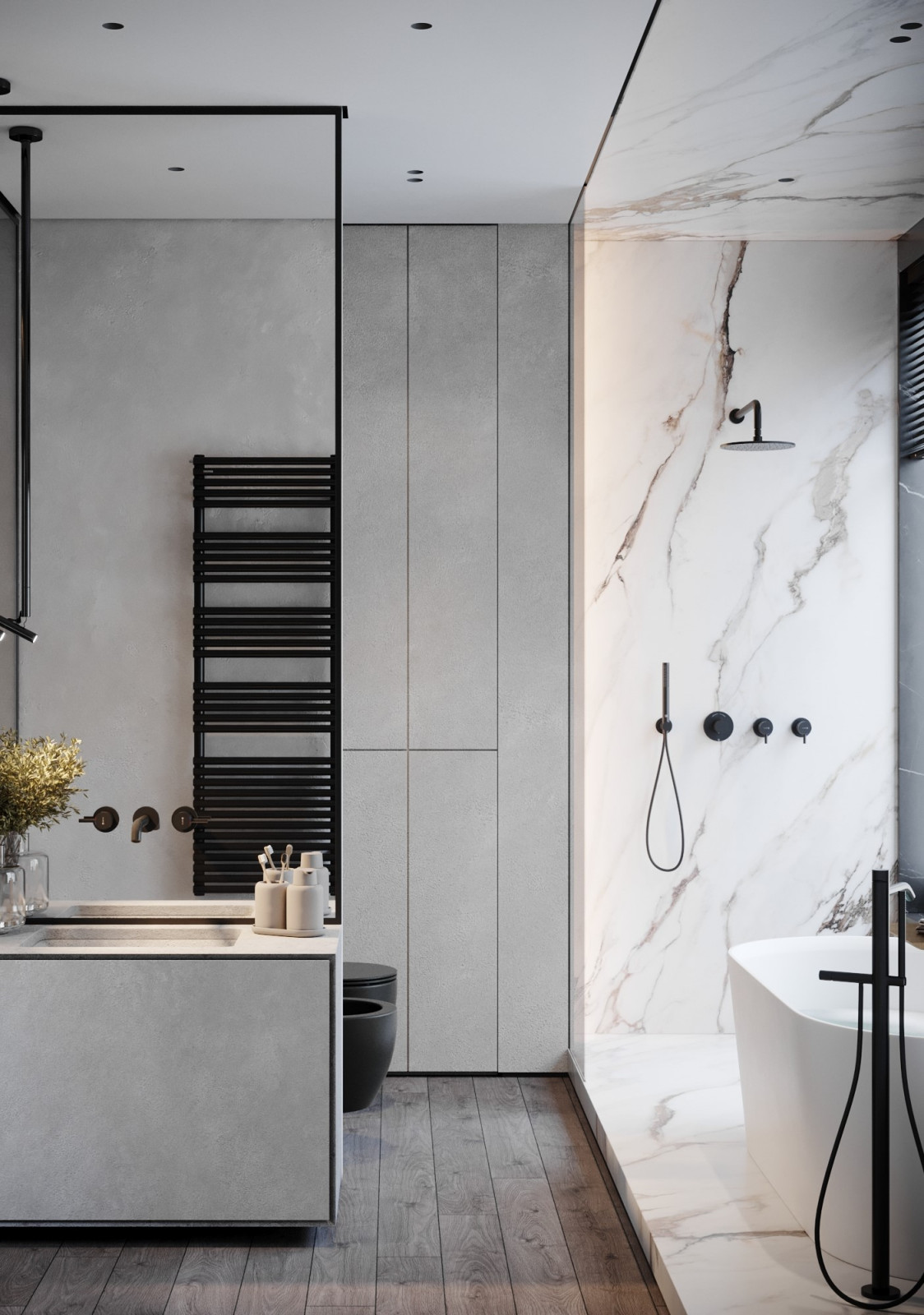 Дизайн интерьера трехкомнатной квартиры в ЖК Futurist