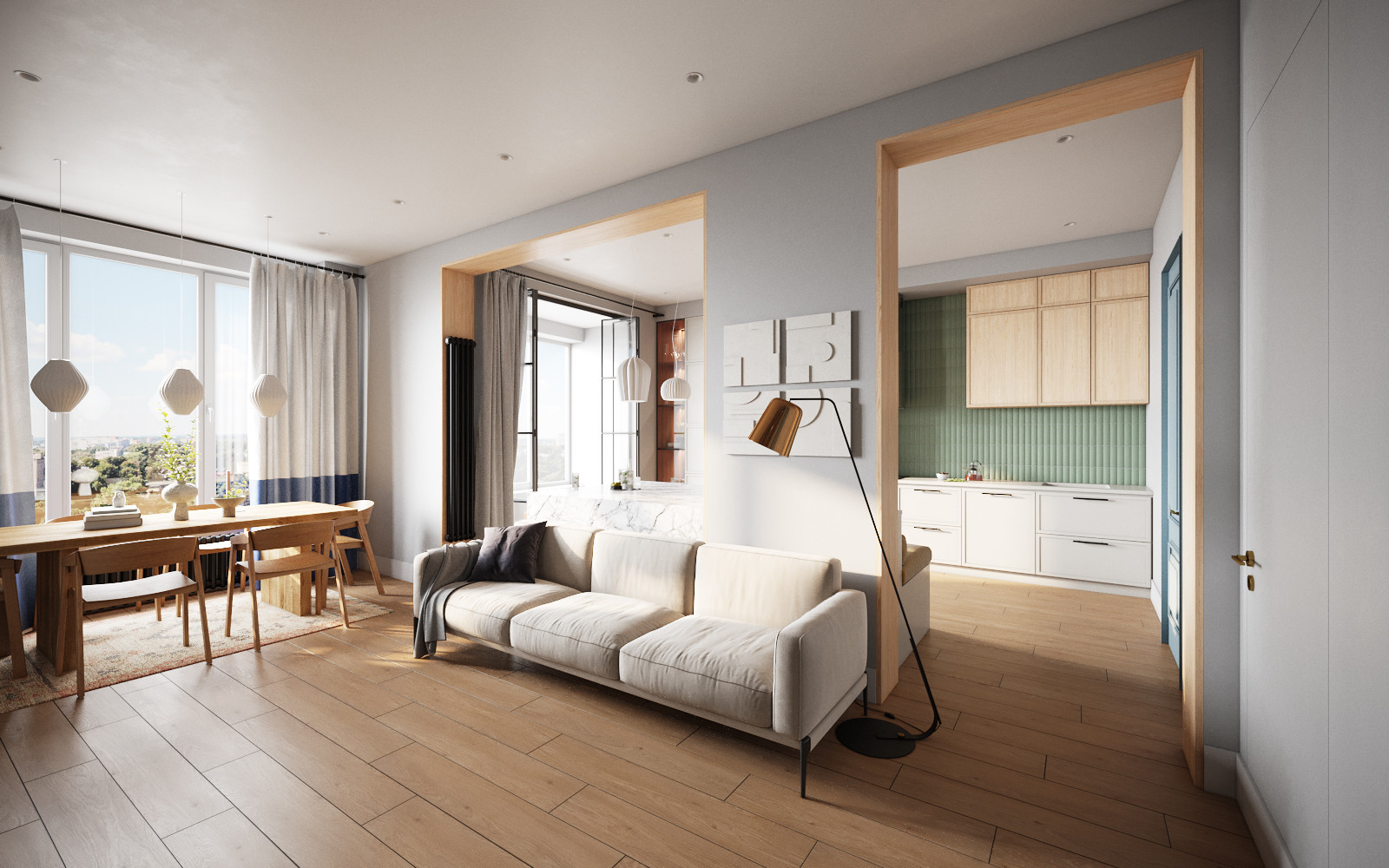 Большая квартира в ЖК Символ