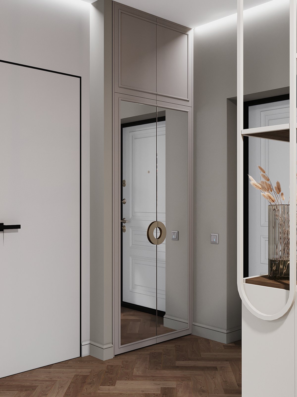 Кухня-гостиная в евродвушка