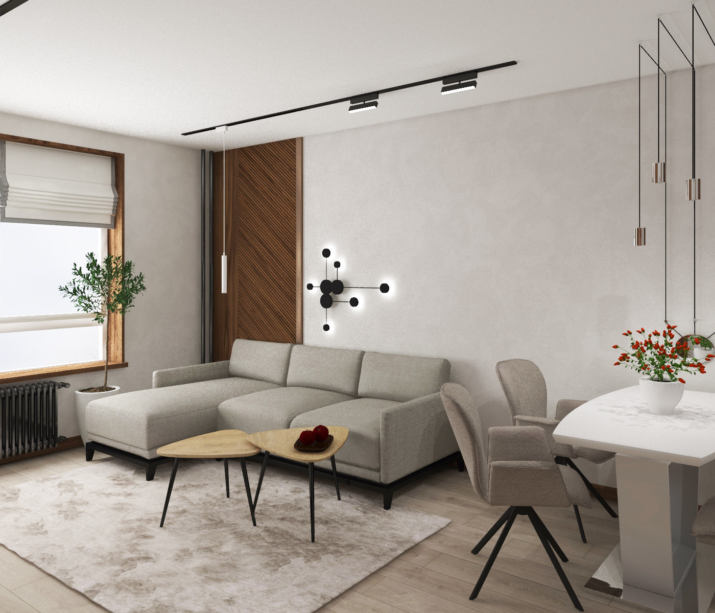 Дизайн квартиры "Эколофт"