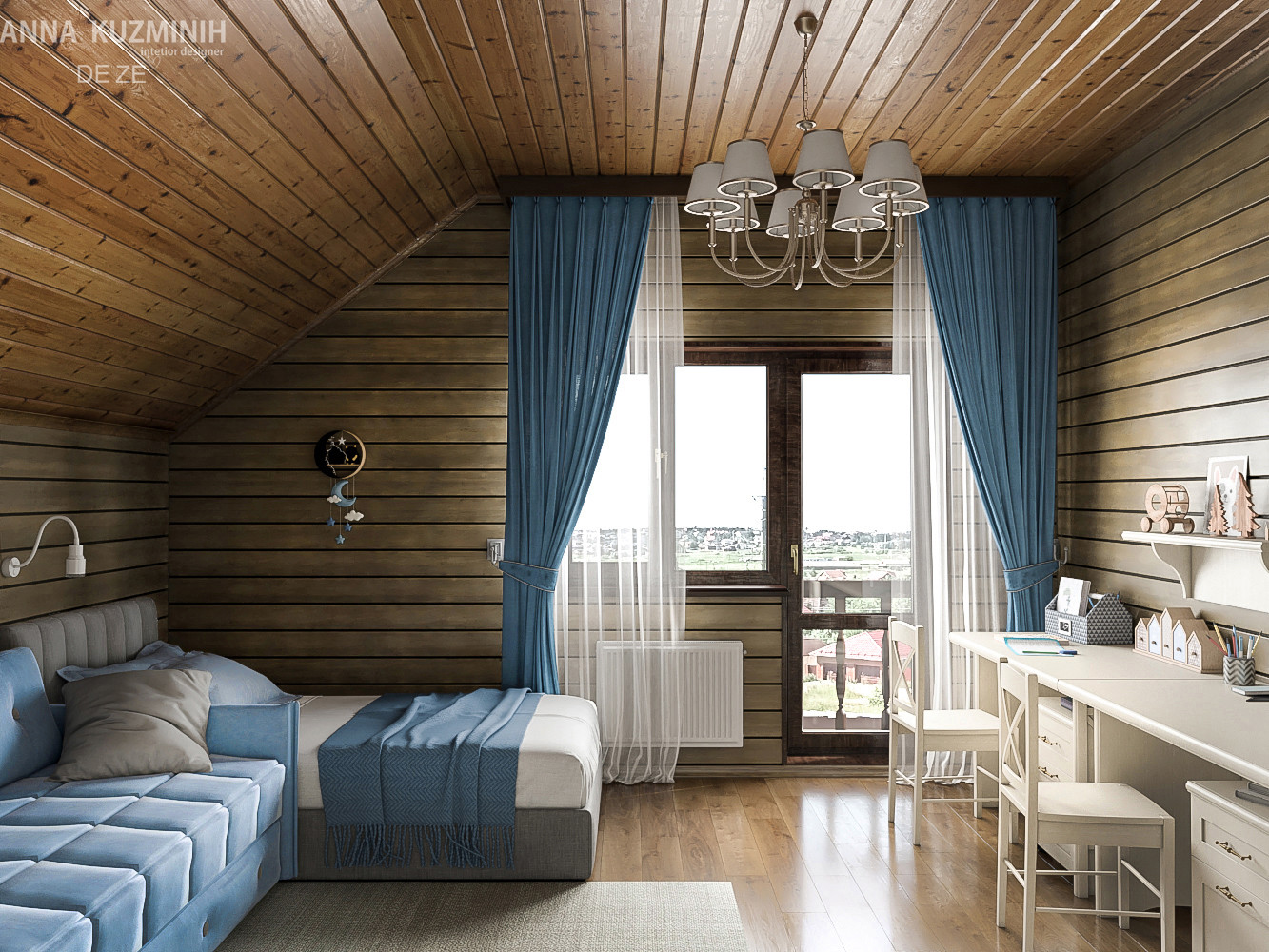 Обложка проекта: Детская в частном доме