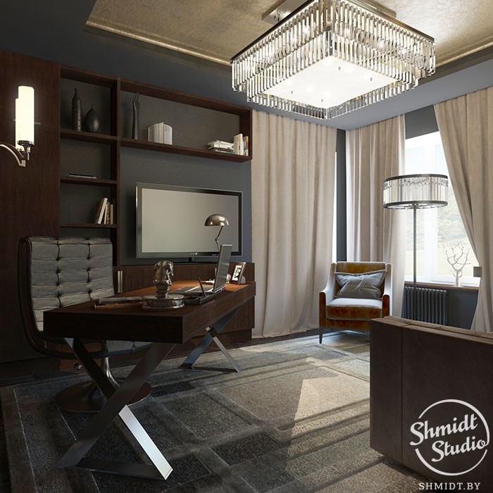 Дизайн-проект дома в стиле Ardeco, 290 м.кв.