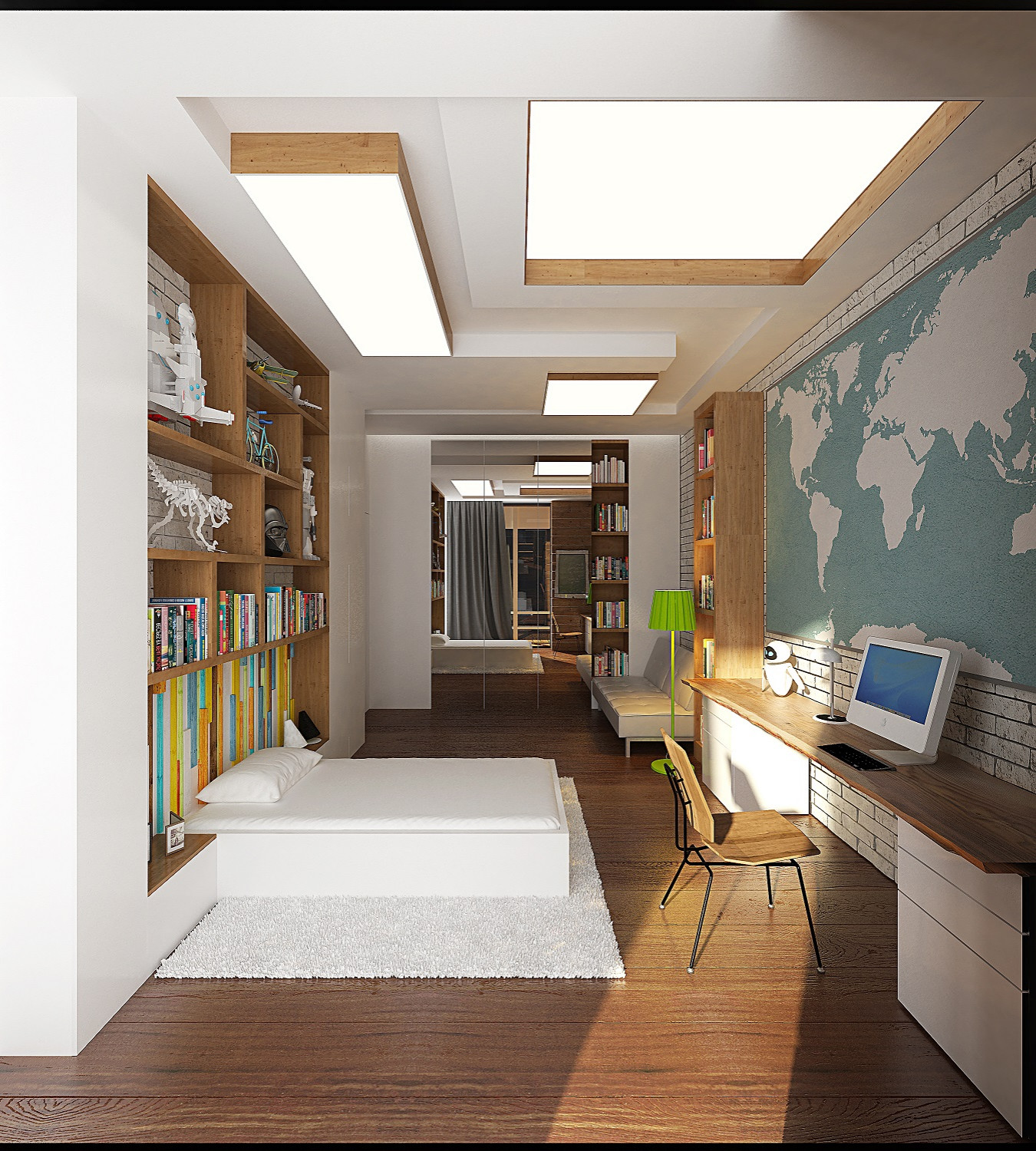 3D проект квартира "Садовые кварталы"