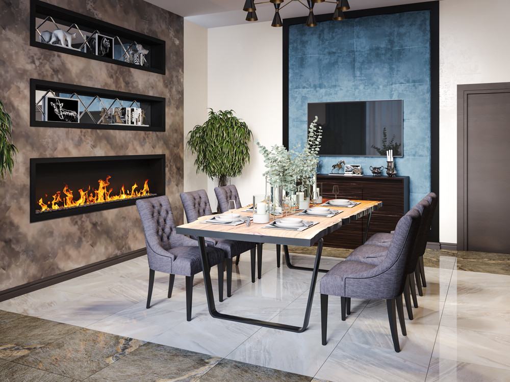 Обложка проекта: Дизайн проект обеденной зоны