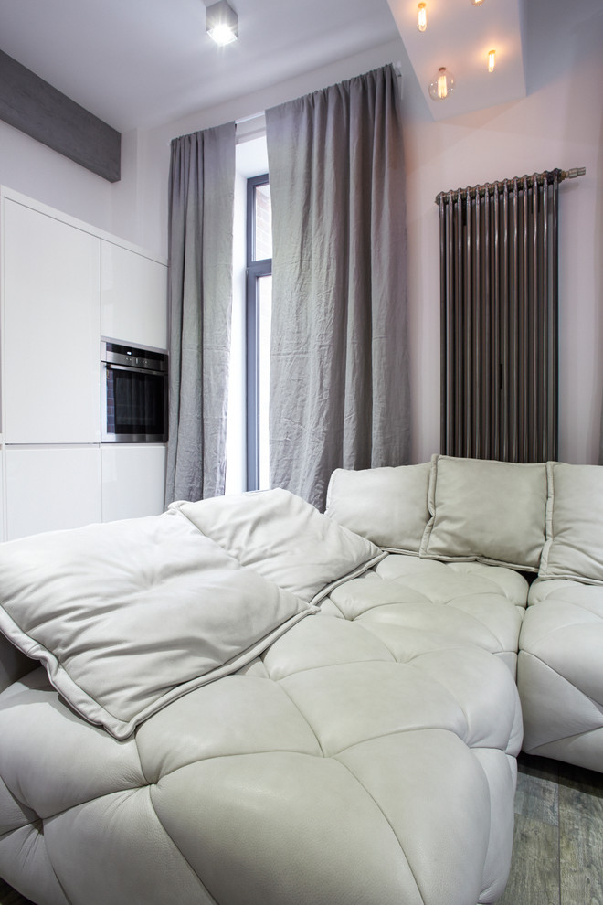 Апартаменты в стиле лофт для молодой семейной пары на ул. Берзарина