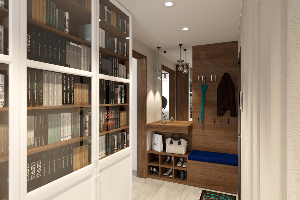 Трехкомнатная квартира 78 м2 в современном стиле, в доме серии П-44