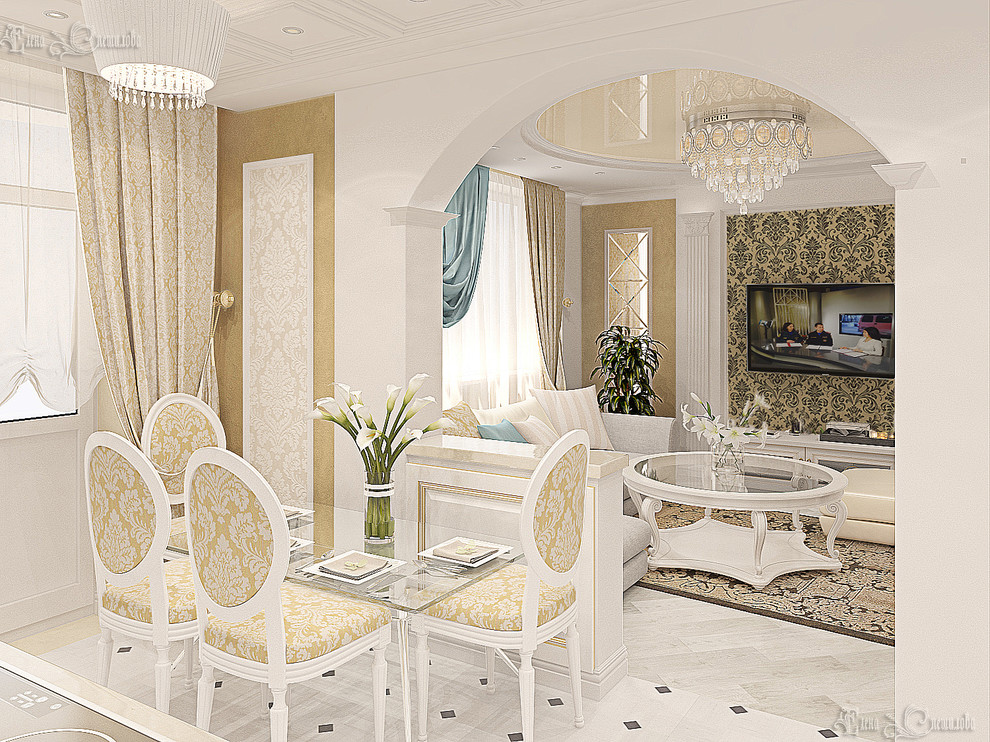 2-х комнатная квартира в классическом стиле