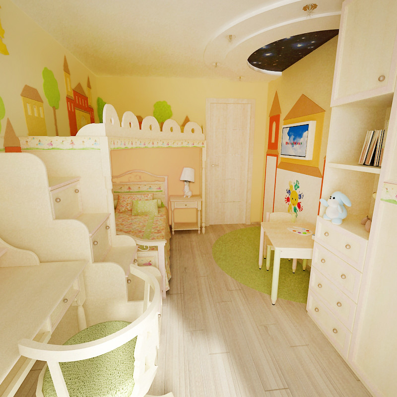 Дизайн интерьера детской