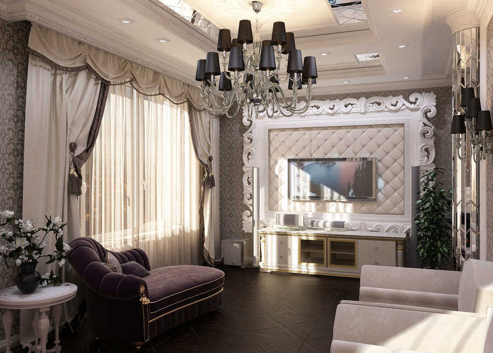 Обложка проекта: Гостиная 30 кв.м. Ар-деко