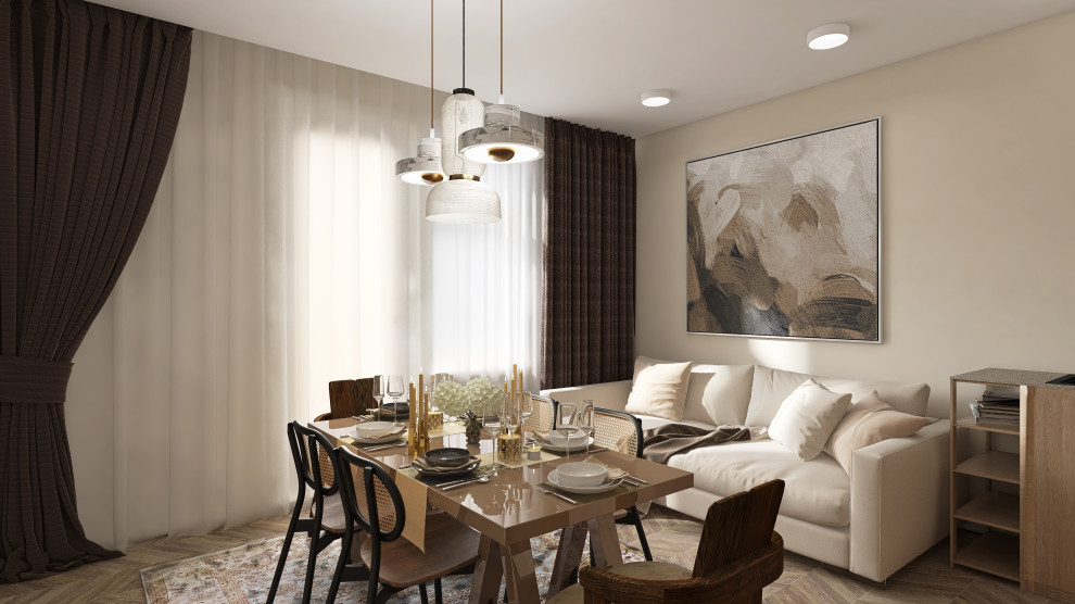 Обложка проекта: КВАРТИРА В СТИЛЕ MIDDLE CENTURY