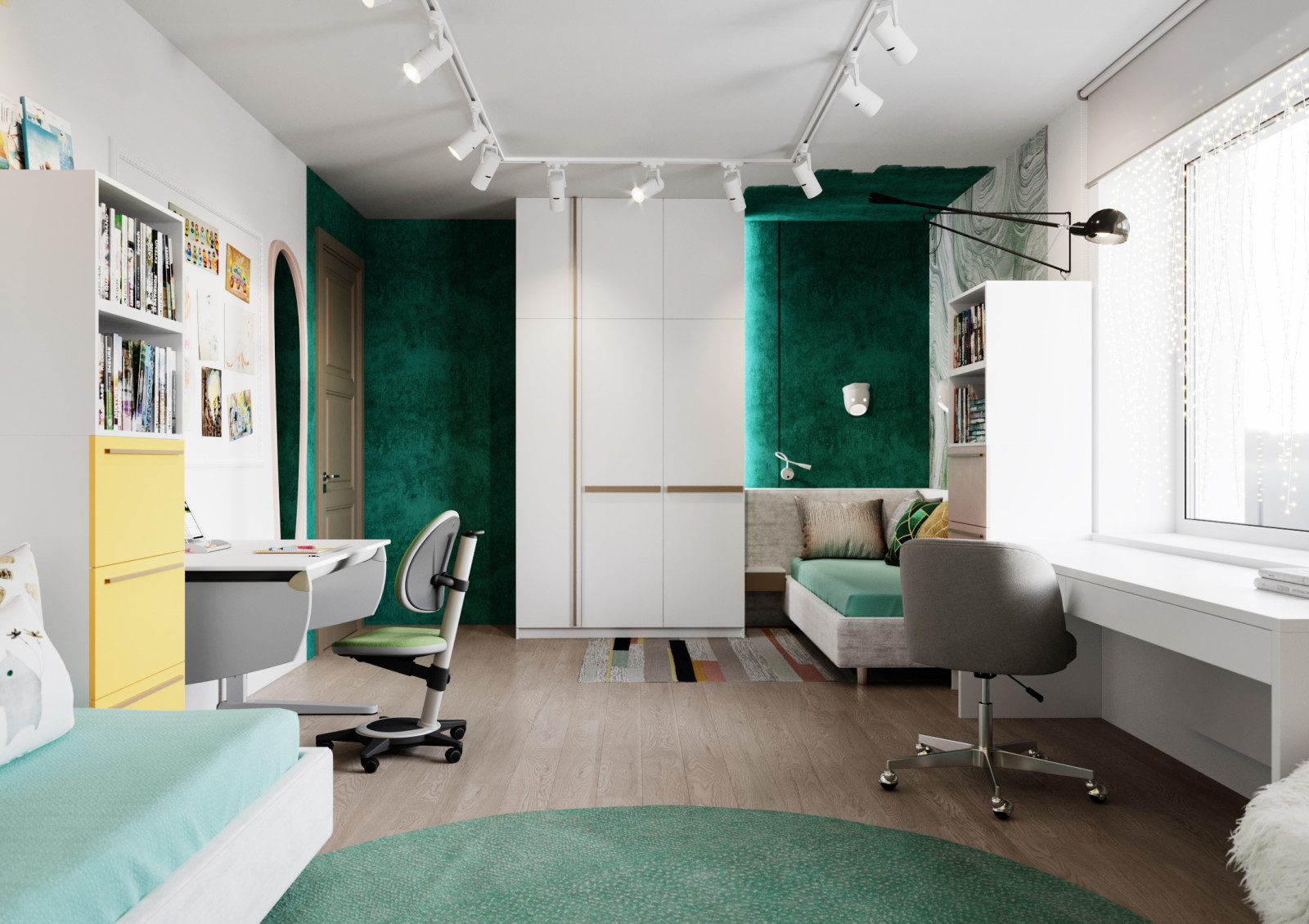 Квартира для семьи друзей.