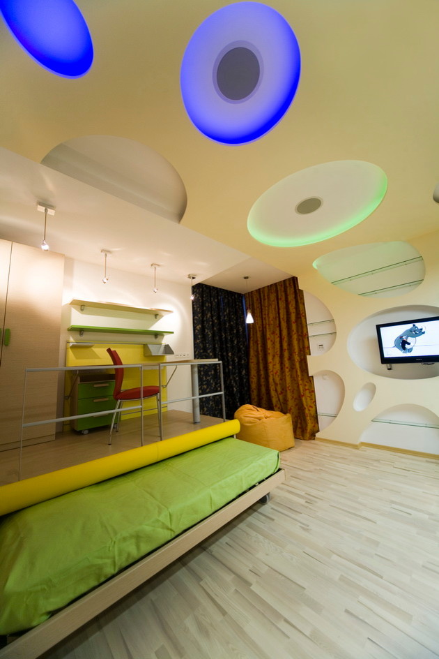 Жилая квартира. г. Киев. "Игра контрастов"