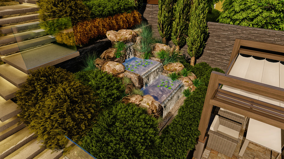 Сочи 6 соток Стиль Хай тек