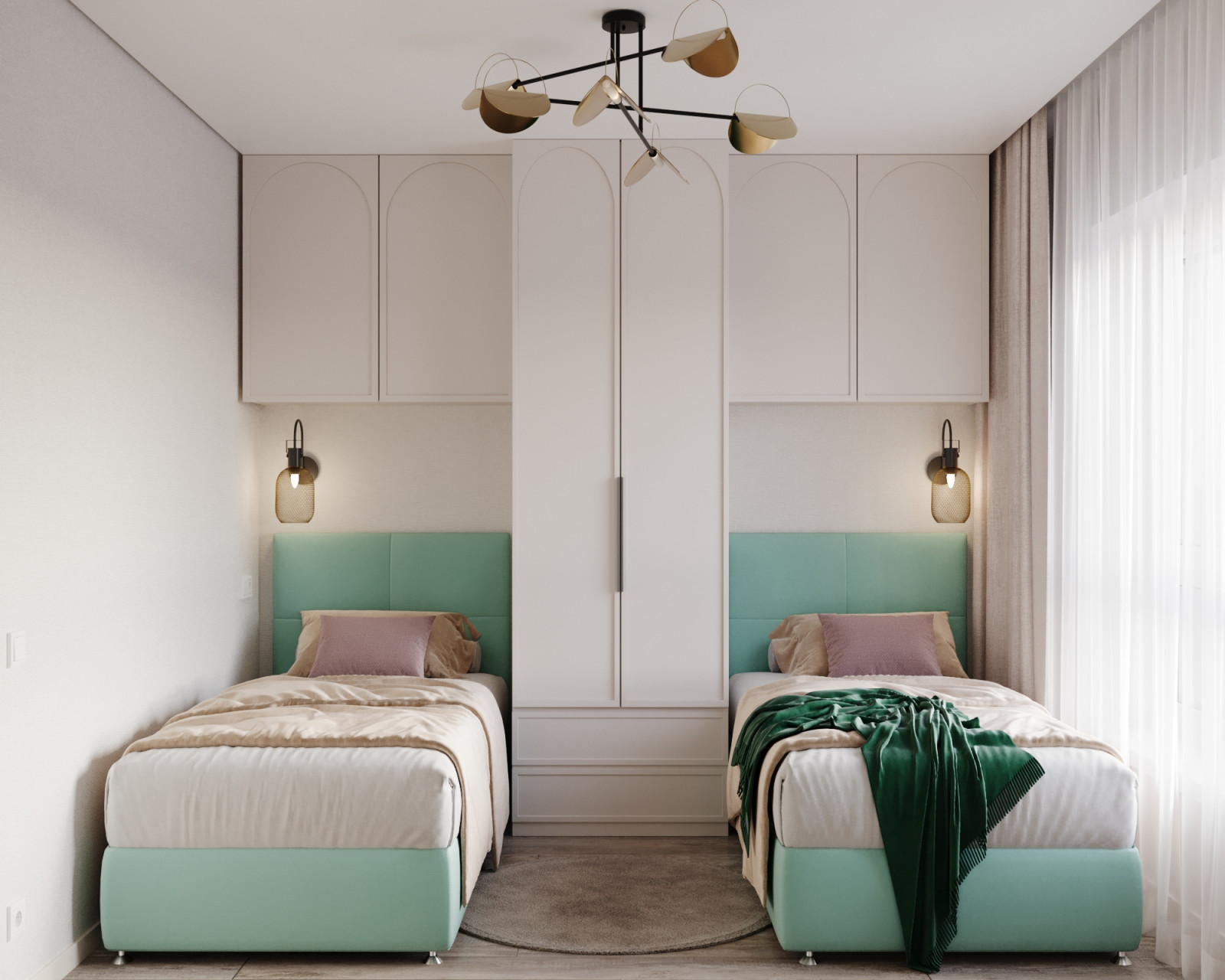 Дизайн проект 3х комнатной квартиры с большой кухней-гостиной