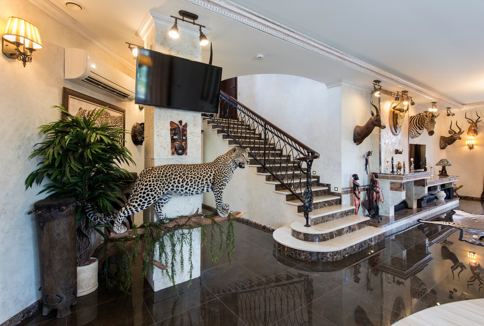 Загородный дом в стиле сафари