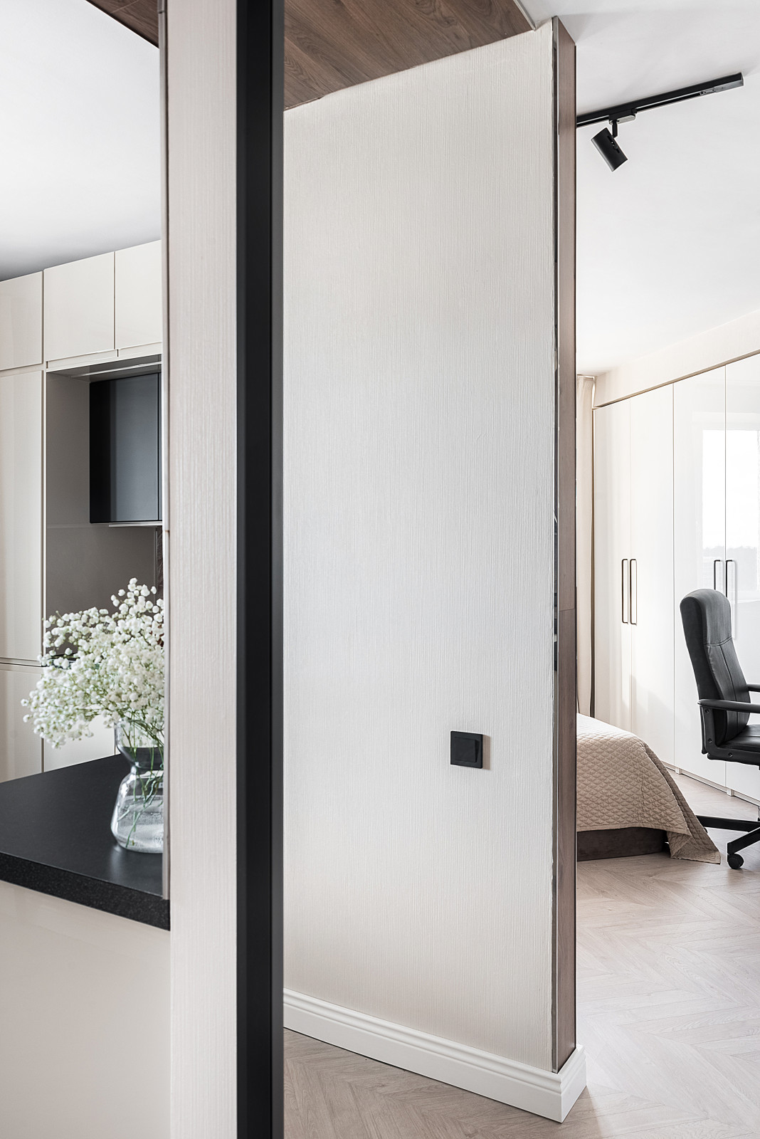 До и после: 35 кв.м. — пятиугольная квартира