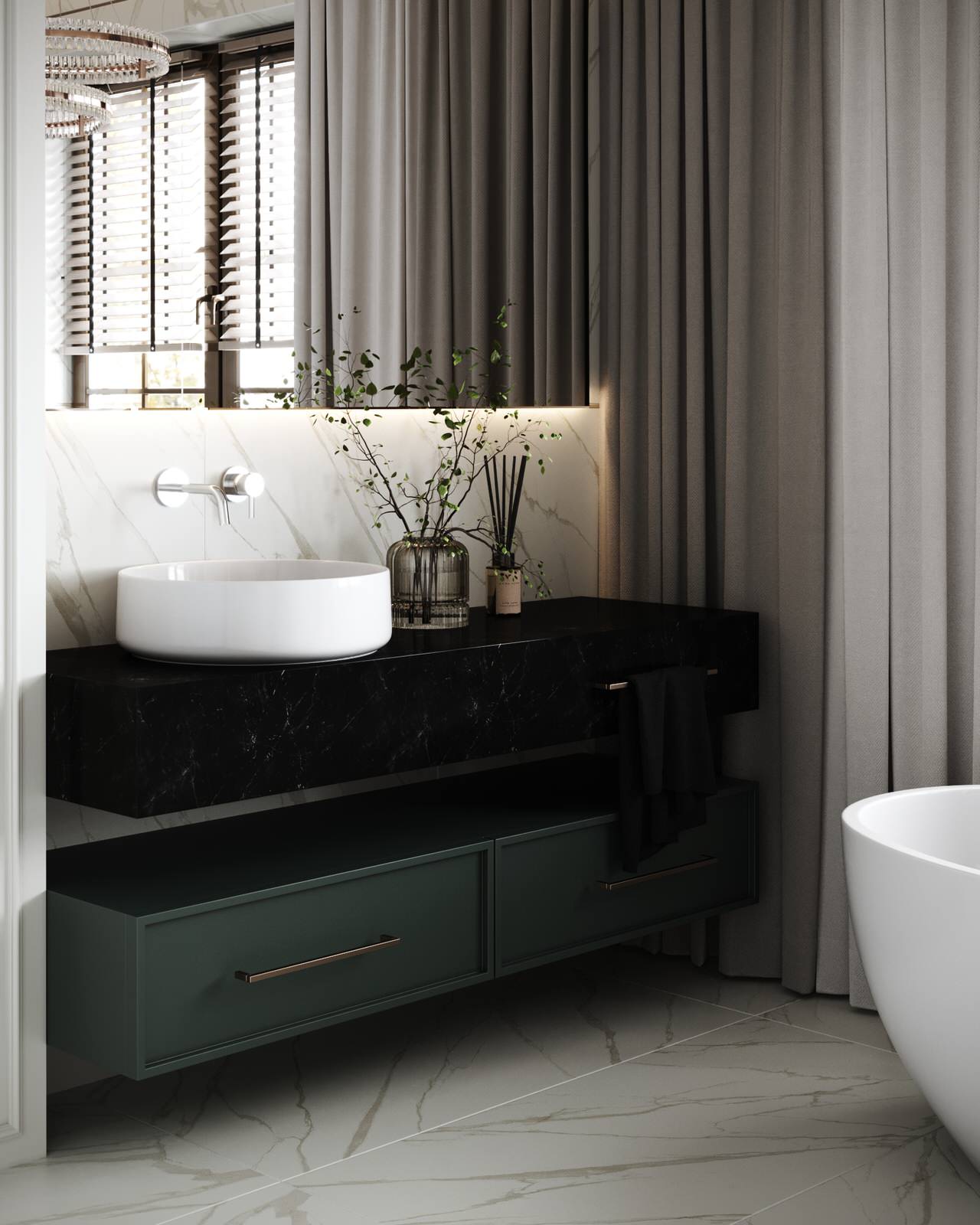 Дизайн-проект частного дома, расположенного в уютном спальном районе