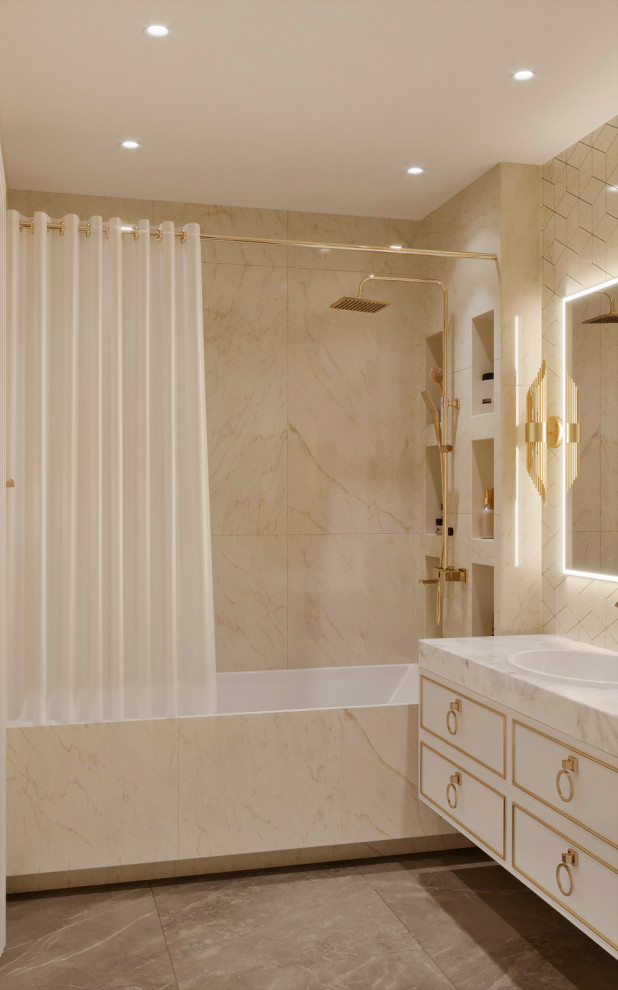 ДИЗАЙН ИНТЕРЬЕРА КВАРТИРЫ В ЖК КАМЕЛОТ, 120 КВ.М