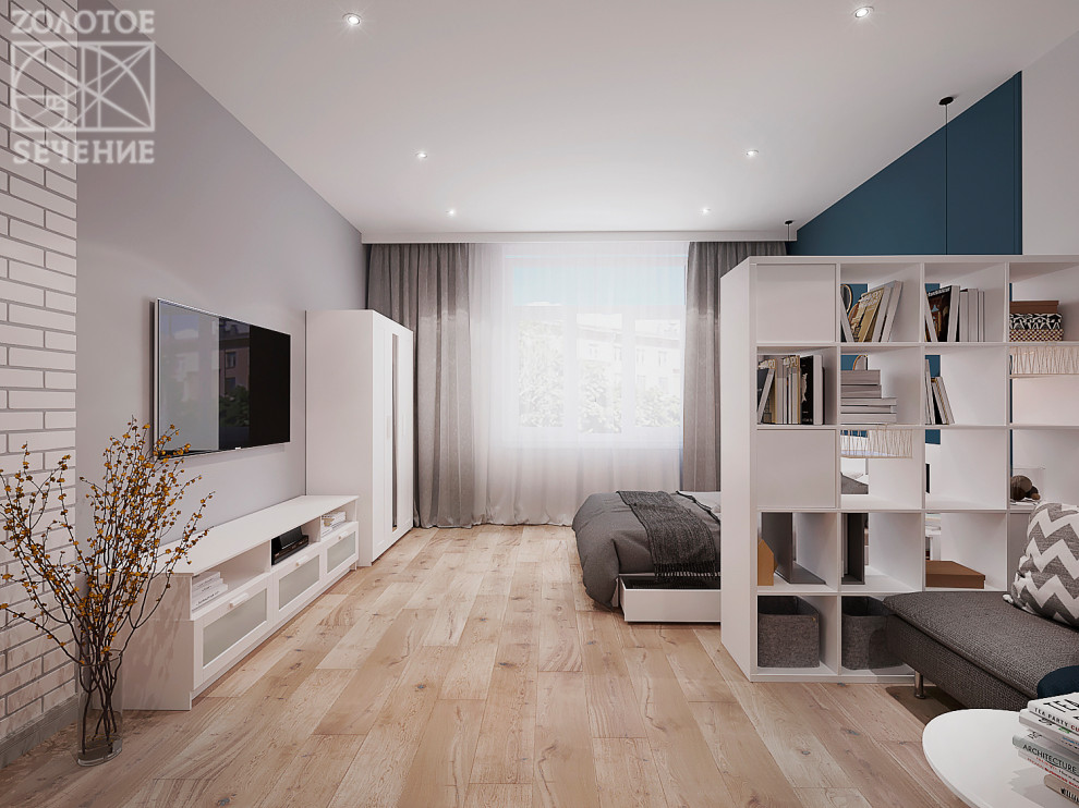 Скандинавские мотивы в квартире для коммерческих целей