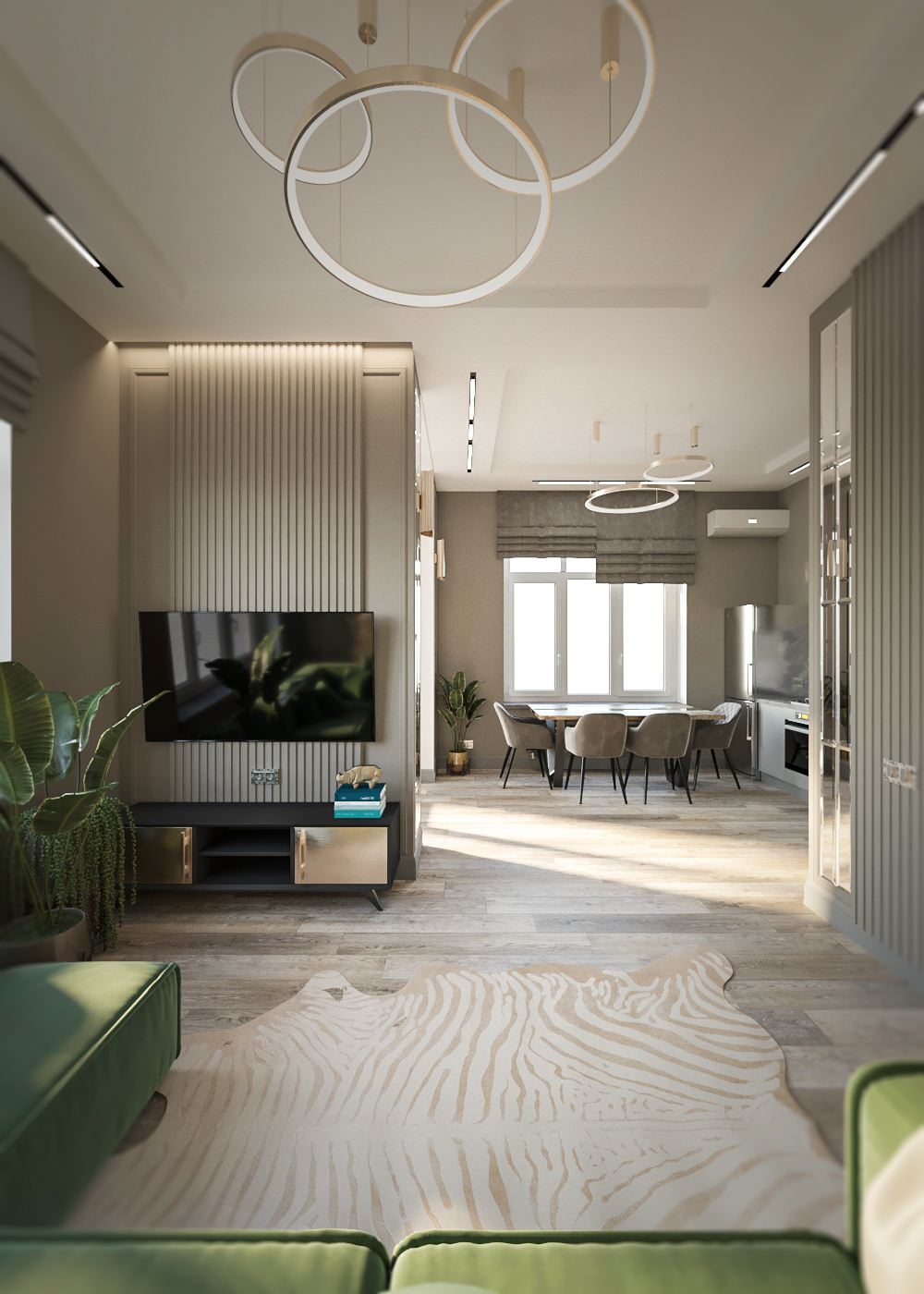 Проект 3х-комнатной квартиры