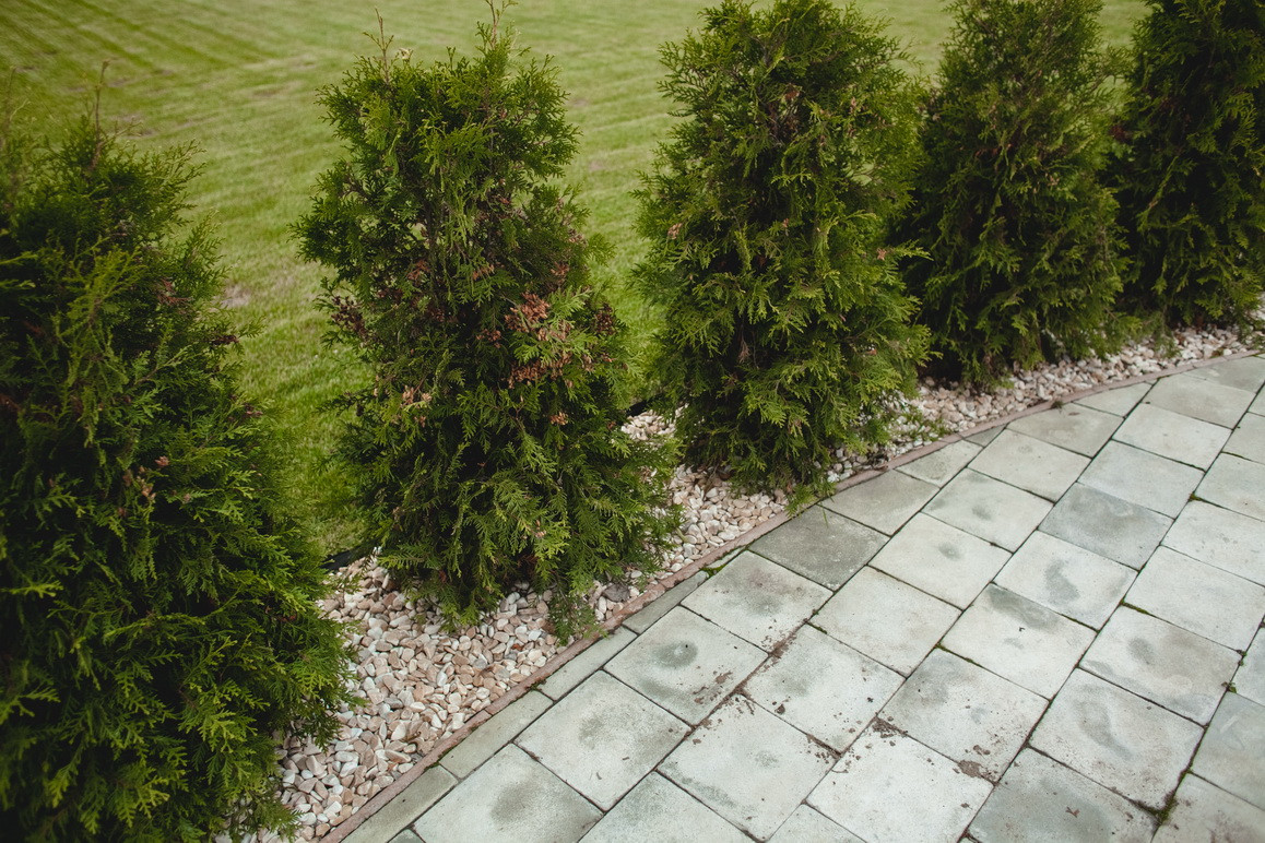 Отсыпка галькой