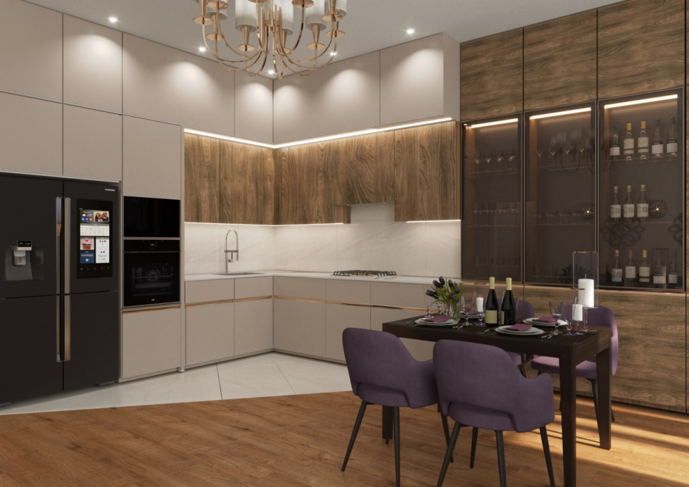 Apartment in a new house