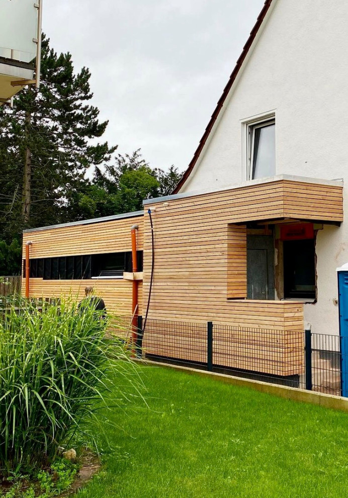 Обложка проекта: До и После! Пристройка к дому.