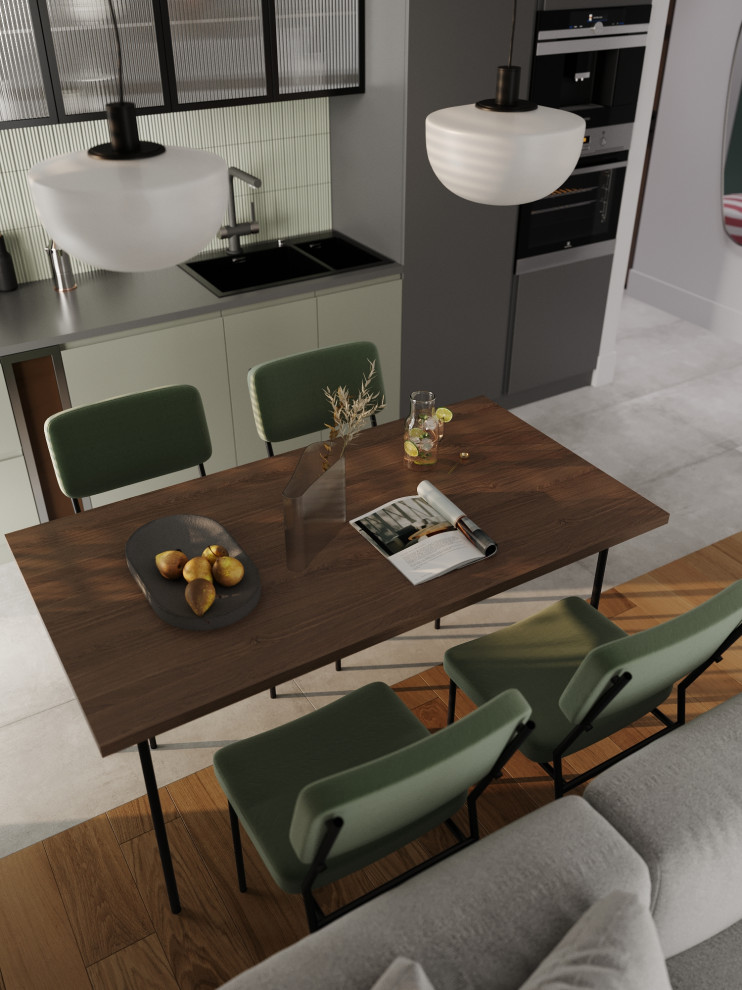 Интерьер квартиры 70 м2 в ЖК NOW