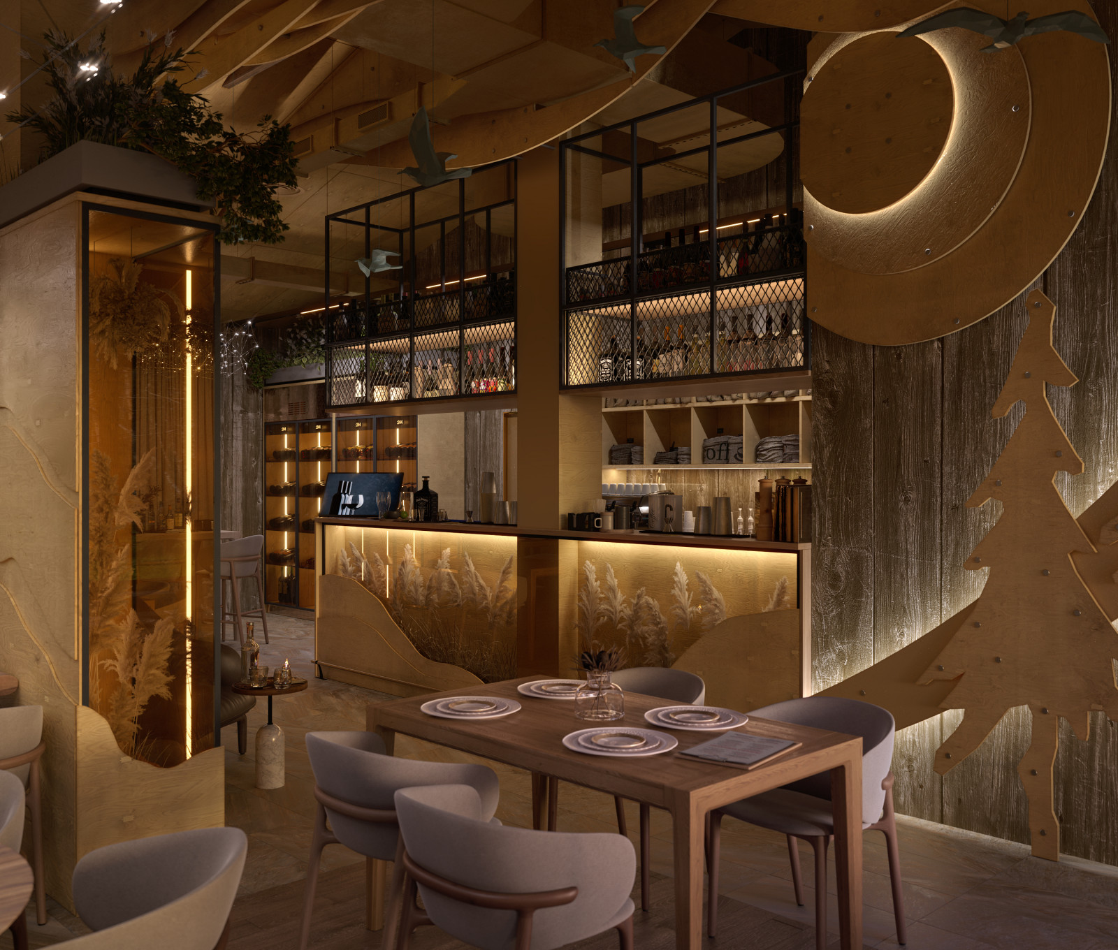 Лесная ривьера, Дюны