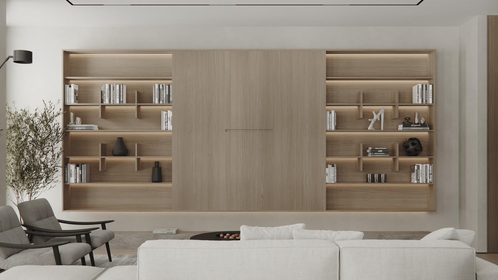 Квартира 144,8 m в стиле современный минимализм