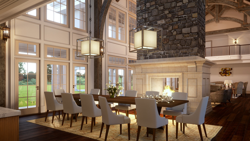 Gambrel style house, Greenwich, CT, US.